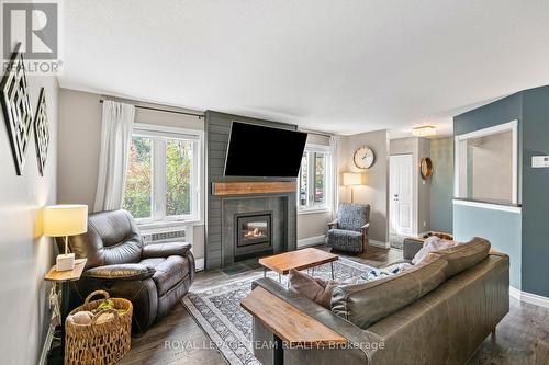 1 - 5 Timberview Way, Ottawa, ON - Indoor Photo Showing Living Room With Fireplace