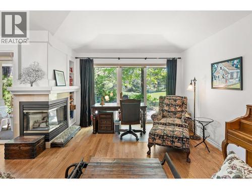 3889 Gallaghers Grange, Kelowna, BC - Indoor Photo Showing Living Room With Fireplace