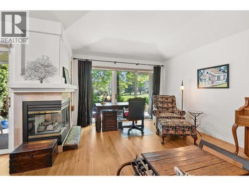 3889 Gallaghers Grange, Kelowna, BC - Indoor Photo Showing Living Room With Fireplace