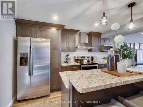 496 Elgin Street N, Cambridge, ON - Indoor Photo Showing Kitchen With Stainless Steel Kitchen With Upgraded Kitchen