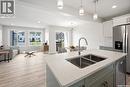 2925 Welby Way, Regina, SK  - Indoor Photo Showing Kitchen With Double Sink 