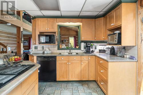 170 Long Point Road, Huntsville (Stisted), ON - Indoor Photo Showing Kitchen With Double Sink