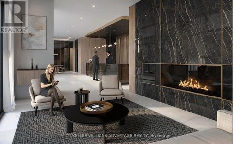 Ph-511 B - 1604 Charles Street E, Whitby, ON - Indoor With Fireplace