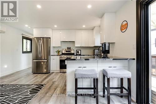 4 - 99 Fourth Concession Road, Brant, ON - Indoor Photo Showing Kitchen With Stainless Steel Kitchen With Double Sink With Upgraded Kitchen