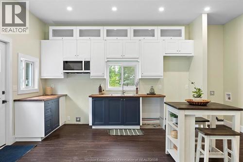 112 Windsor Avenue, Colchester, ON - Indoor Photo Showing Kitchen With Double Sink