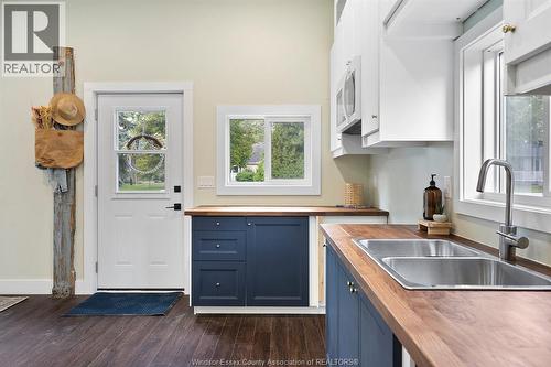 112 Windsor Avenue, Colchester, ON - Indoor Photo Showing Kitchen With Double Sink