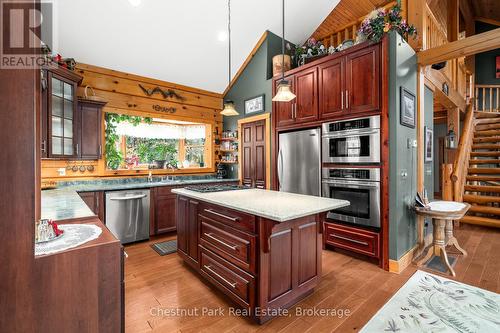 121 Poor Mans Road, Parry Sound Remote Area (Lount), ON - Indoor Photo Showing Kitchen