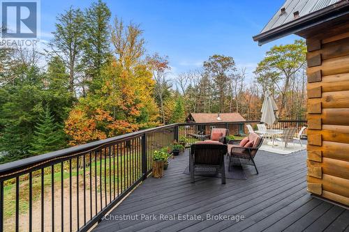 121 Poor Mans Road, Parry Sound Remote Area (Lount), ON - Outdoor With Deck Patio Veranda With Exterior
