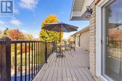 Access to the deck from patio doors in the kitchen - 