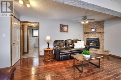 3 Cora Drive, Kitchener, ON - Indoor Photo Showing Living Room With Fireplace