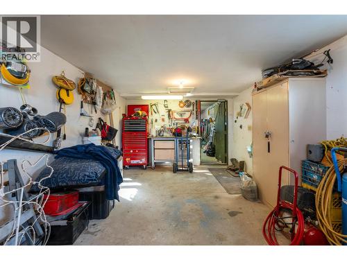 Workshop - 1400 30 Avenue, Vernon, BC - Indoor Photo Showing Garage