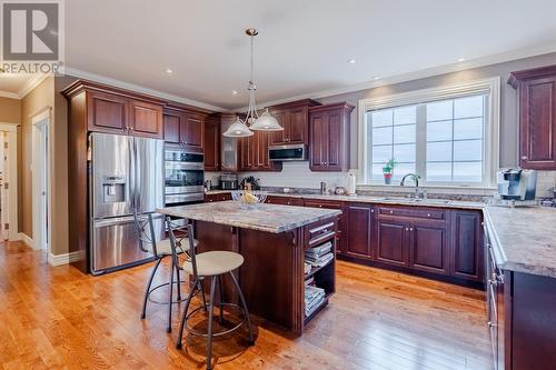 97 Ridgewood Drive, Paradise, NL - Indoor Photo Showing Kitchen With Double Sink With Upgraded Kitchen