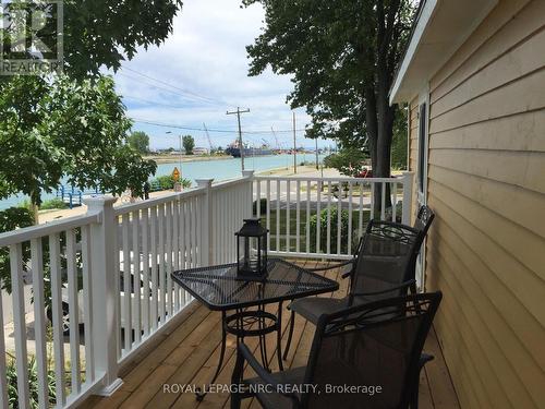 enjoy the views from your 2nd floor balcony - 62 West Street, Port Colborne (Sugarloaf), ON - Outdoor With Deck Patio Veranda With Exterior