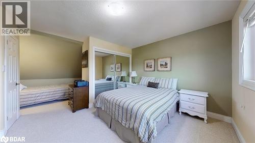 Playroom with carpet floors, pool table, and a textured ceiling - 4905 First Line, Erin, ON - Indoor Photo Showing Other Room