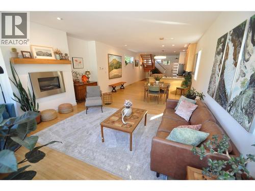 1211 Front Street, Nelson, BC - Indoor Photo Showing Living Room With Fireplace