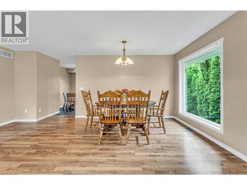 2241 Majoros Road, West Kelowna, BC - Indoor Photo Showing Dining Room