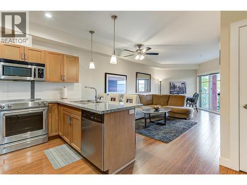 3205 Skyview Lane Unit# 205, West Kelowna, BC - Indoor Photo Showing Kitchen With Double Sink