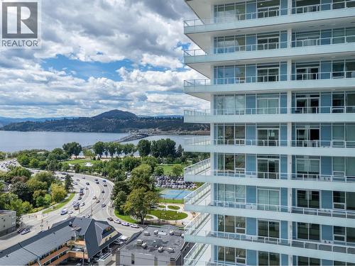 238 Leon Avenue Unit# 1704, Kelowna, BC - Outdoor With Body Of Water With Balcony With View