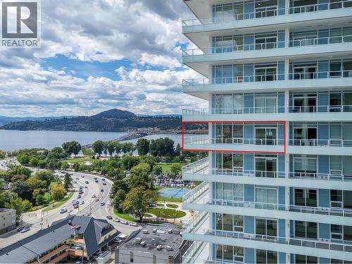 238 Leon Avenue Unit# 1704, Kelowna, BC - Outdoor With Body Of Water With Balcony