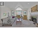 3333 South Main Street Unit# 30, Penticton, BC  - Indoor Photo Showing Living Room With Fireplace 