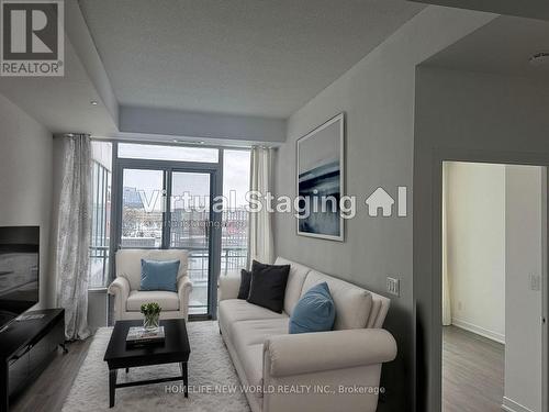 201 - 85 Duke Street W, Kitchener, ON - Indoor Photo Showing Living Room