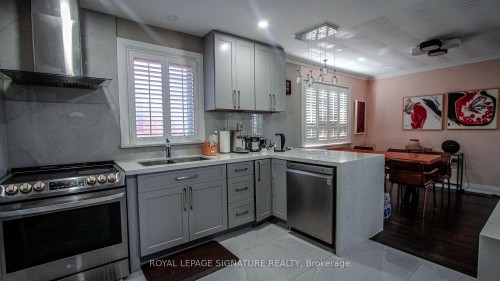 11 Blaydon Avenue, Toronto, ON - Indoor Photo Showing Kitchen With Double Sink