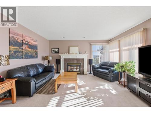 1924 Hamel Road, Williams Lake, BC - Indoor Photo Showing Living Room With Fireplace