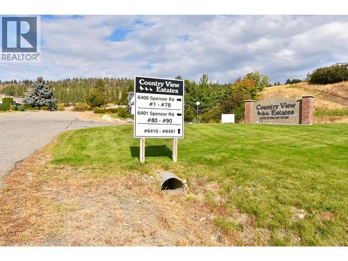 Entrance to Country View Estates - 6427 Spencer Road, Kelowna, BC - Outdoor With View