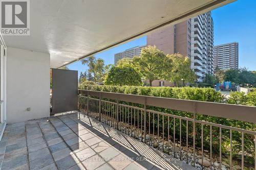 Terrace Looking East - 107 - 270 Scarlett Road, Toronto, ON - Outdoor