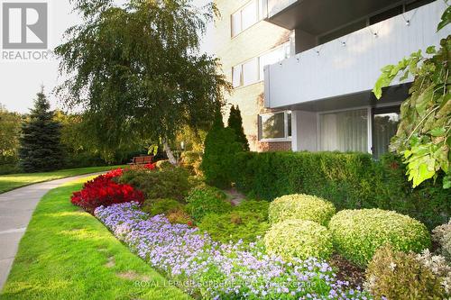 Landscaping Around Terrace - 107 - 270 Scarlett Road, Toronto, ON - Outdoor