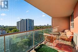 West facing balcony w/glass railing - 