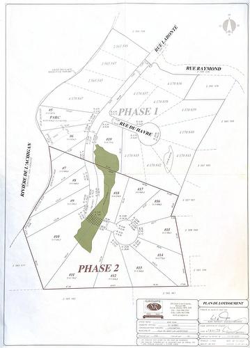 Plan (croquis) - Rue Labonté, Saint-Lin/Laurentides, QC 