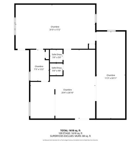 Plan (croquis) - 101 Route De Ste-Béatrix, Saint-Alphonse-Rodriguez, QC - Other