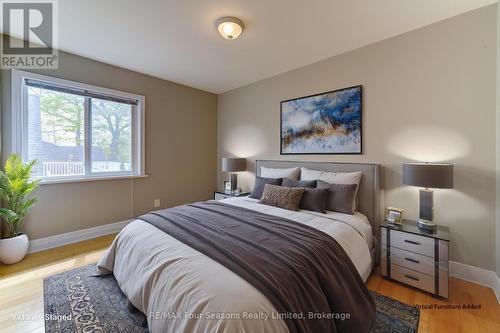 Virtually Staged - 243 River Road E, Wasaga Beach, ON - Indoor Photo Showing Bedroom