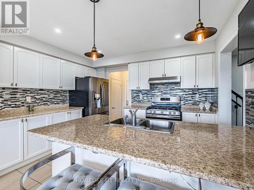 8 Locomotive Crescent, Brampton, ON - Indoor Photo Showing Kitchen With Double Sink With Upgraded Kitchen