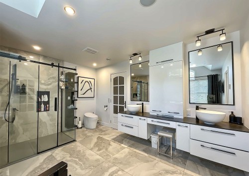 Salle de bains attenante à la CCP - 10 Rue De L'Aqueduc, Saint-Alphonse-Rodriguez, QC - Indoor Photo Showing Bathroom