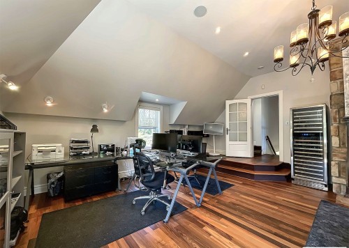 Salle familiale - 10 Rue De L'Aqueduc, Saint-Alphonse-Rodriguez, QC - Indoor Photo Showing Office