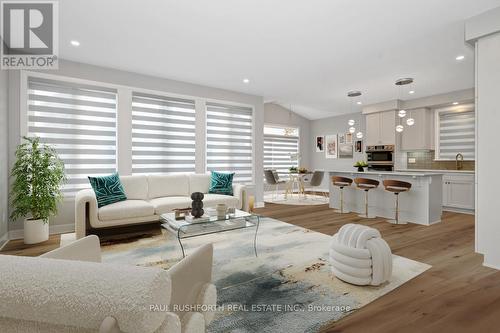 Virtually Staged-Living Room - 896 Sendero Way, Ottawa, ON - Indoor Photo Showing Living Room