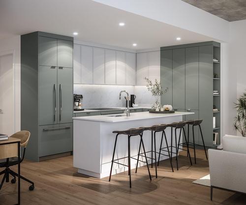 Cuisine - 204-2530 Ch. Du Canal, Chambly, QC - Indoor Photo Showing Kitchen With Upgraded Kitchen