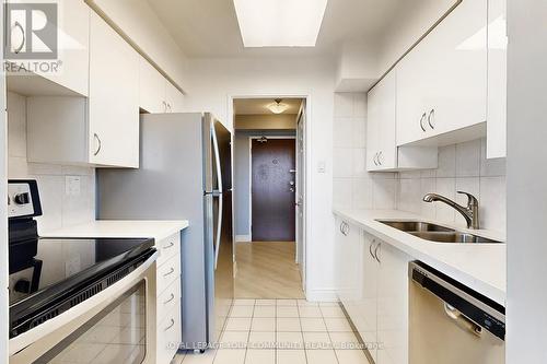 603 - 50 Kingsbridge Garden Circle, Mississauga, ON - Indoor Photo Showing Kitchen With Stainless Steel Kitchen With Double Sink