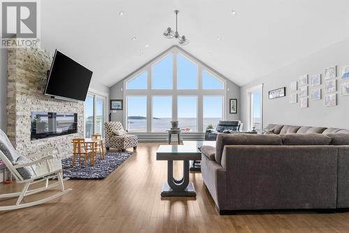 9A Horse Nap Lane, Ferryland, NL - Indoor Photo Showing Living Room With Fireplace