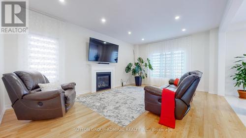 3 Cypress Point Street, Barrie, ON - Indoor Photo Showing Living Room With Fireplace
