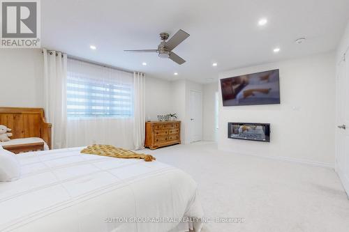 3 Cypress Point Street, Barrie, ON - Indoor Photo Showing Bedroom With Fireplace