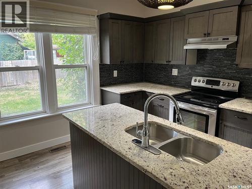 2059 Elphinstone Street, Regina, SK - Indoor Photo Showing Kitchen With Double Sink With Upgraded Kitchen