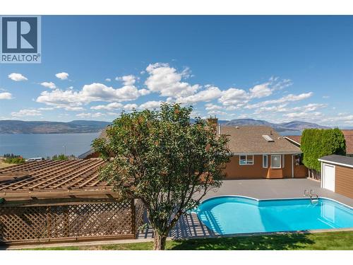343 Stellar Drive, Kelowna, BC - Outdoor With In Ground Pool With View
