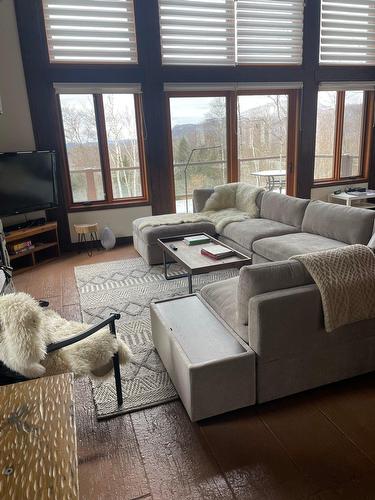 Living room - 104 Ch. Brunette, Lac-Supérieur, QC - Indoor Photo Showing Living Room