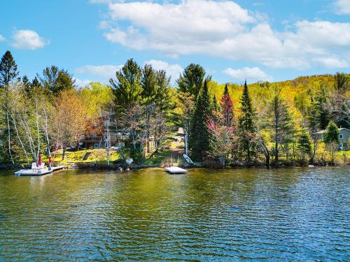 Access to a body of water - 104 Ch. Brunette, Lac-Supérieur, QC - Outdoor With Body Of Water With View