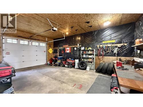 4635 Caverly Road, Lac La Hache, BC - Indoor Photo Showing Garage