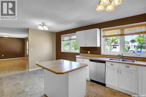 110 3Rd Avenue W, Gravelbourg, SK - Indoor Photo Showing Kitchen With Double Sink