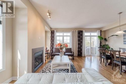 401 Foxhall Way, Ottawa, ON - Indoor Photo Showing Living Room With Fireplace
